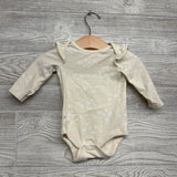LS Bodysuit & Ribbed Tank Button Up Outfit 0-3M
