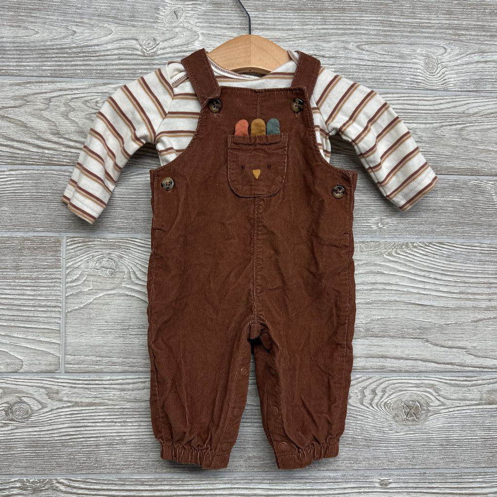 LS Shirt Stripes & Cord Overalls Turkey 3M