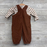 LS Shirt Stripes & Cord Overalls Turkey 3M