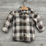 LS Plaid Fleece Button Up Shirt 9M