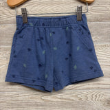 French Terry Shorts Leaves Dinosaur Feet 3T