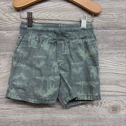 Pull On Drawstring Shorts Palm Trees 3T