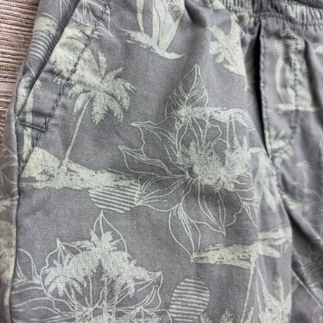 Pull On Drawstring Shorts Palm Trees 3T