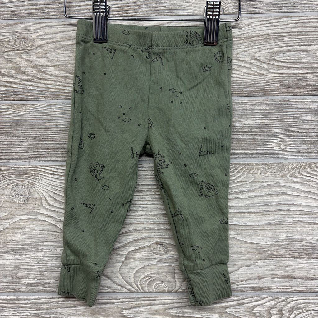 LS Bodysuit Tiny Legend & Pants Knights Shields 6M
