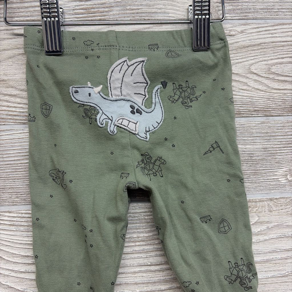 LS Bodysuit Tiny Legend & Pants Knights Shields 6M