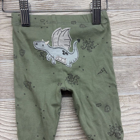 LS Bodysuit Tiny Legend & Pants Knights Shields 6M