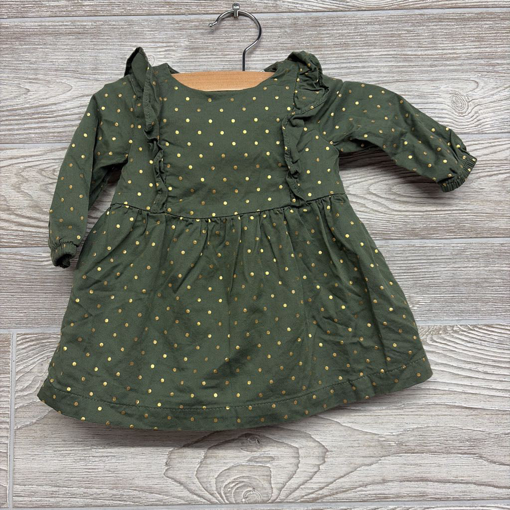 LS Dress Foil Dots & Bloomers 3M