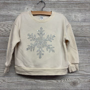 Crewneck Glitter Snowflake & Tulle Skirt 4T