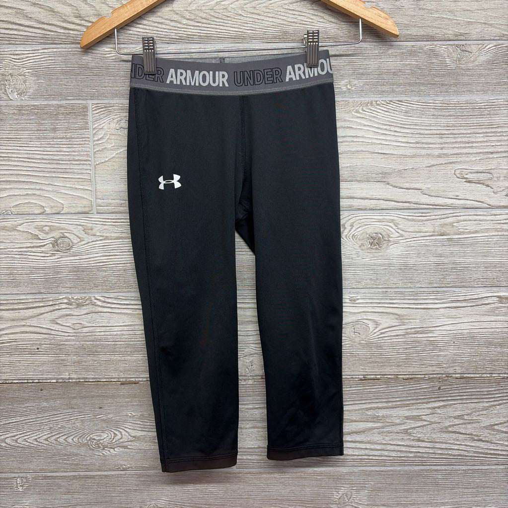 Active Crop Leggings Logo Waistband 10-12