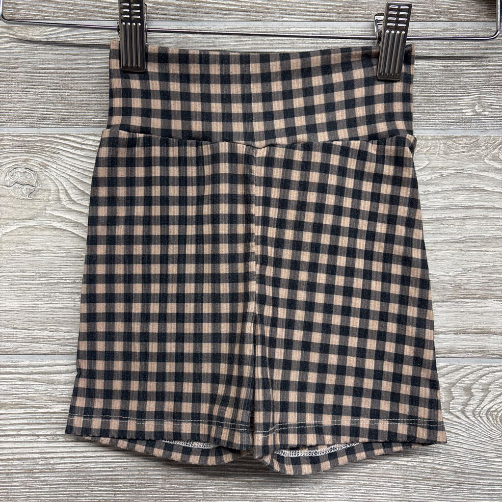 Handmade Ribbed Bike Shorts Gingham 4