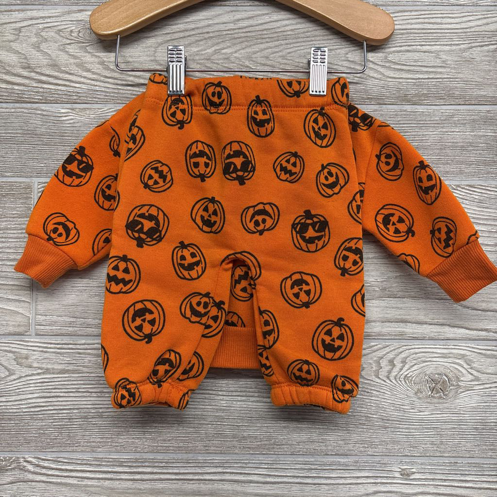 Crewneck & Jogger Sweatpants Pumpkins 0-3M
