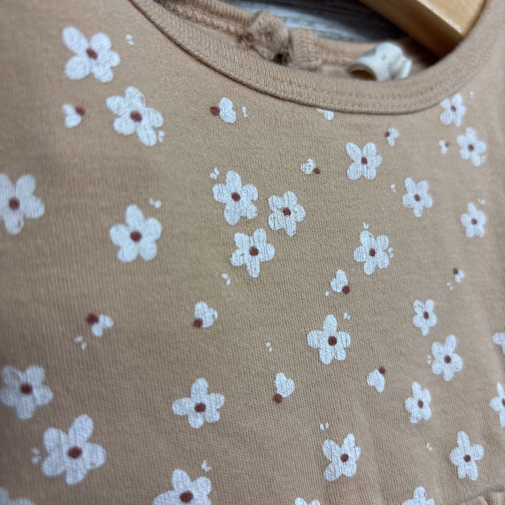 Tiered Dress & Bubble Shorts Flowers 6-12M