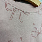 2 Pc LS PJs Bows 5T
