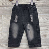 Pull On Distressed Jeans 12M