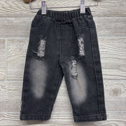 Pull On Distressed Jeans 12M