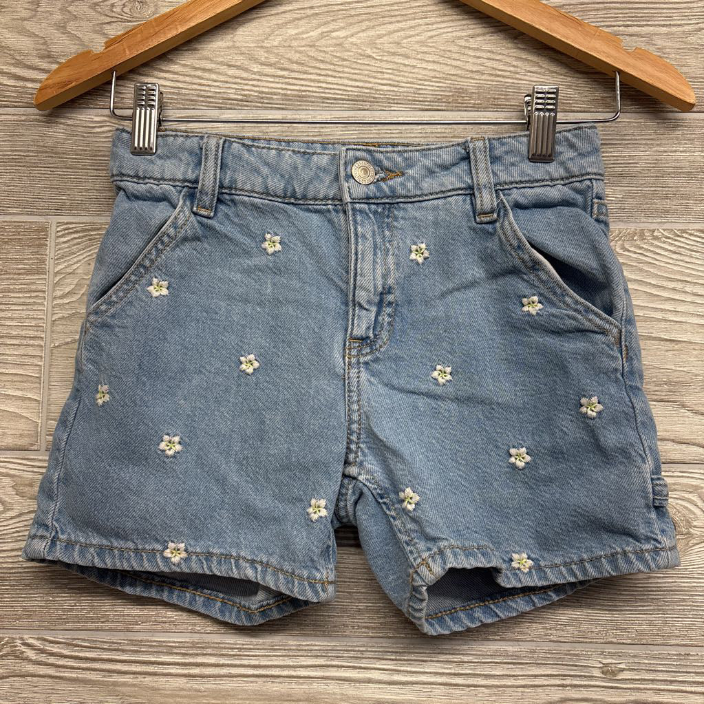 Denim Shorts Embroidered Flowers 10