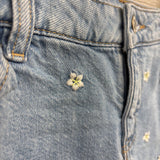 Denim Shorts Embroidered Flowers 10
