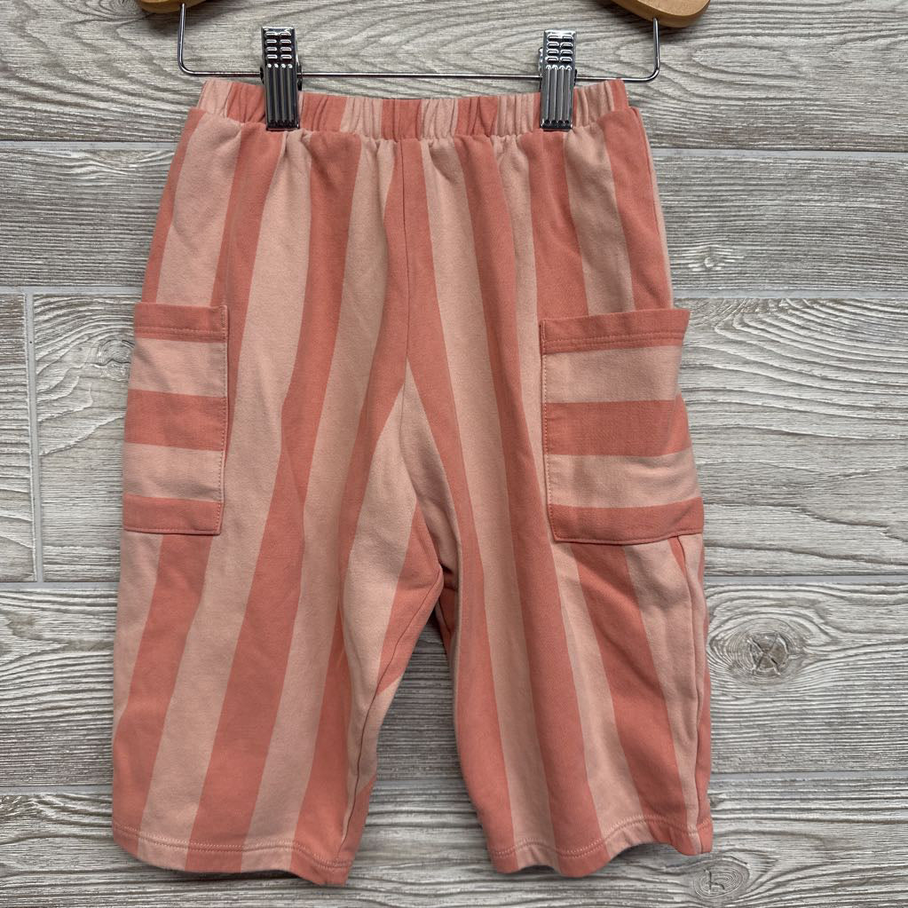 Wide Leg Pants Stripes Side Pockets 2T