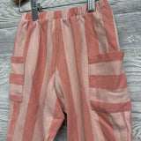Wide Leg Pants Stripes Side Pockets 2T