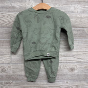 French Terry Crewneck & Joggers Dinosaurs 12M