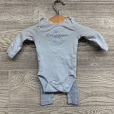 LS Bodysuit Logo & Pants Stripes NB