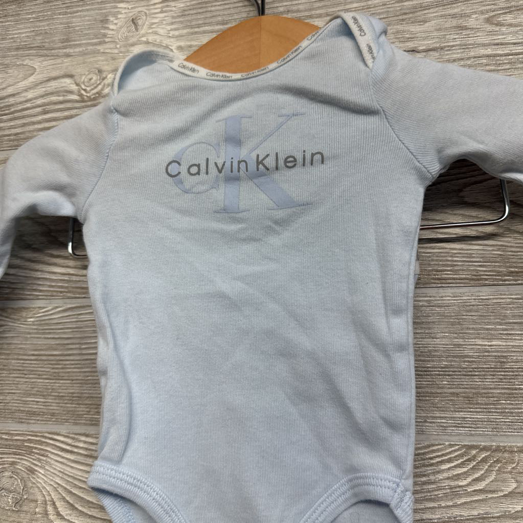 LS Bodysuit Logo & Pants Stripes NB