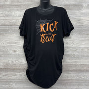 Ruched Shirt Kick Or Treat 3XL