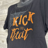 Ruched Shirt Kick Or Treat 3XL