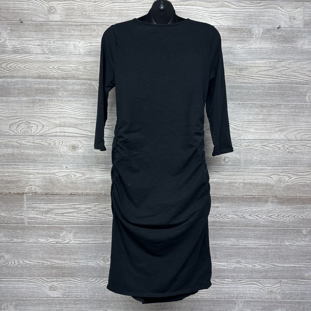 LS Ruched Bodycon Dress LArge