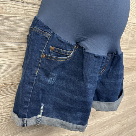 Full Panel Denim Shorts Ripped XL