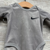 LS Velour Bodysuit & Joggers Swooshes NB