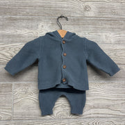 Knit Jacket W/ Hood & Harem Pants NB