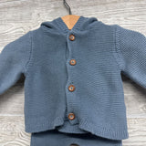 Knit Jacket W/ Hood & Harem Pants NB
