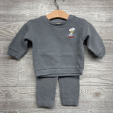 Ribbed Crewneck Snoopy Woodstock & Joggers 6-9M