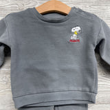 Ribbed Crewneck Snoopy Woodstock & Joggers 6-9M