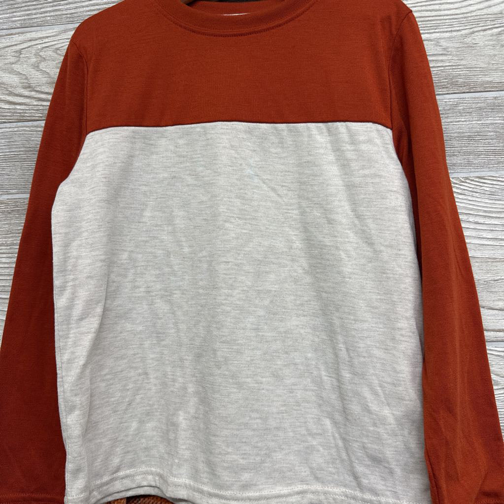2 Pc LS PJs Colorblock Plaid 6-7