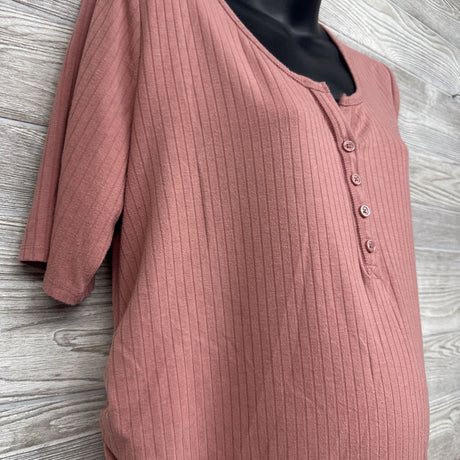 Ribbed Henley Shirt XL