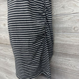 Ruched Dress Stripes Large