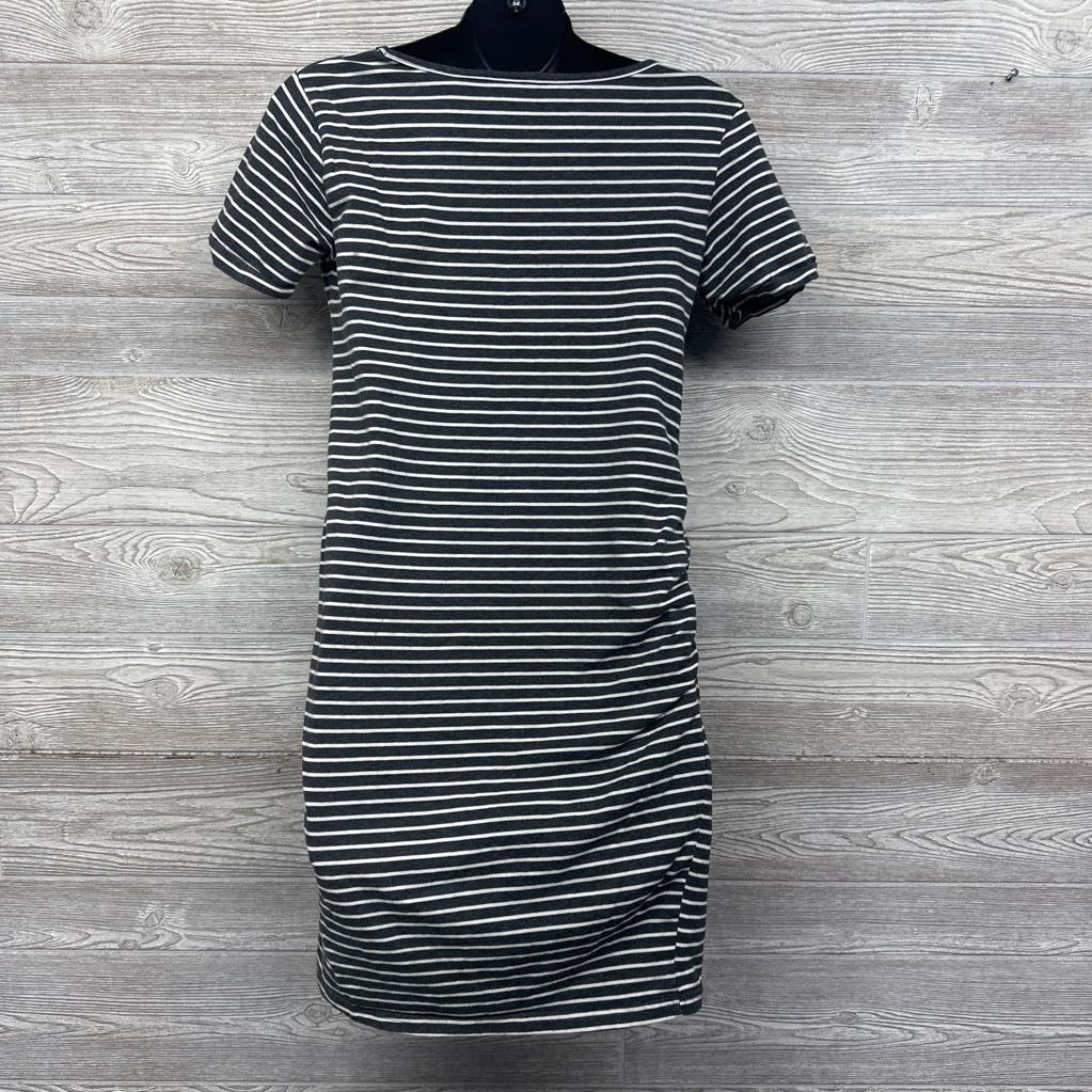 Ruched Dress Stripes Large