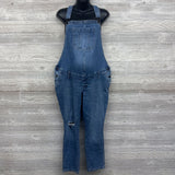 Denim Overalls Ripped XL