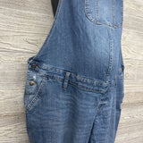 Denim Overalls Ripped XL