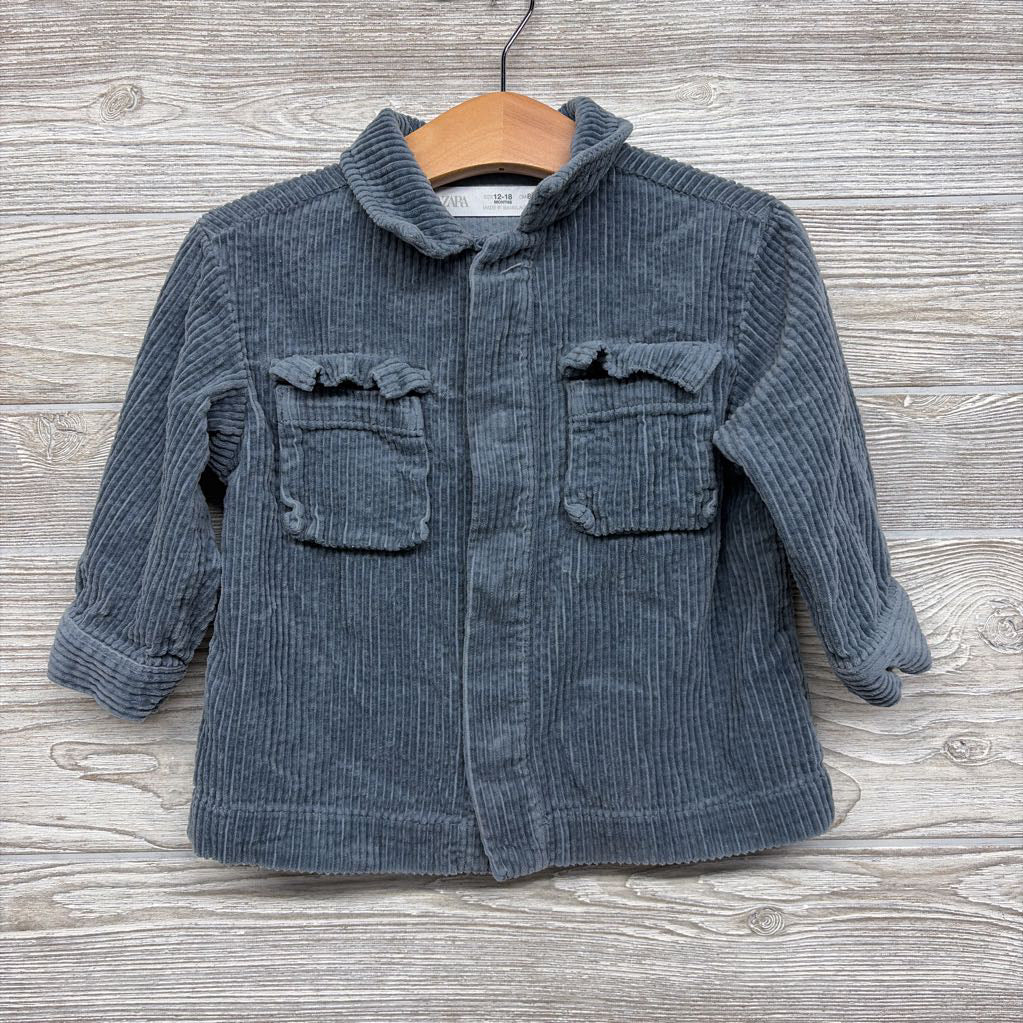 Cord Shacket Chest Pockets 12-18M