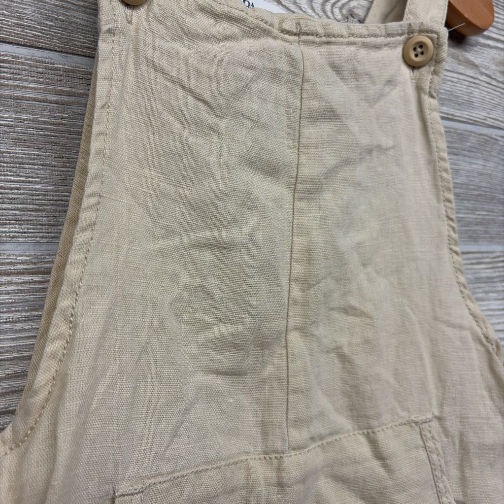 Linen Blend Shortalls 4-5