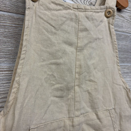 Linen Blend Shortalls 4-5