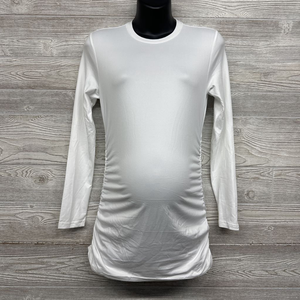 NEW LS Ruched Shirt Small