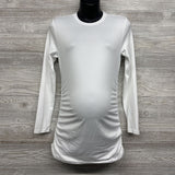 NEW LS Ruched Shirt Small