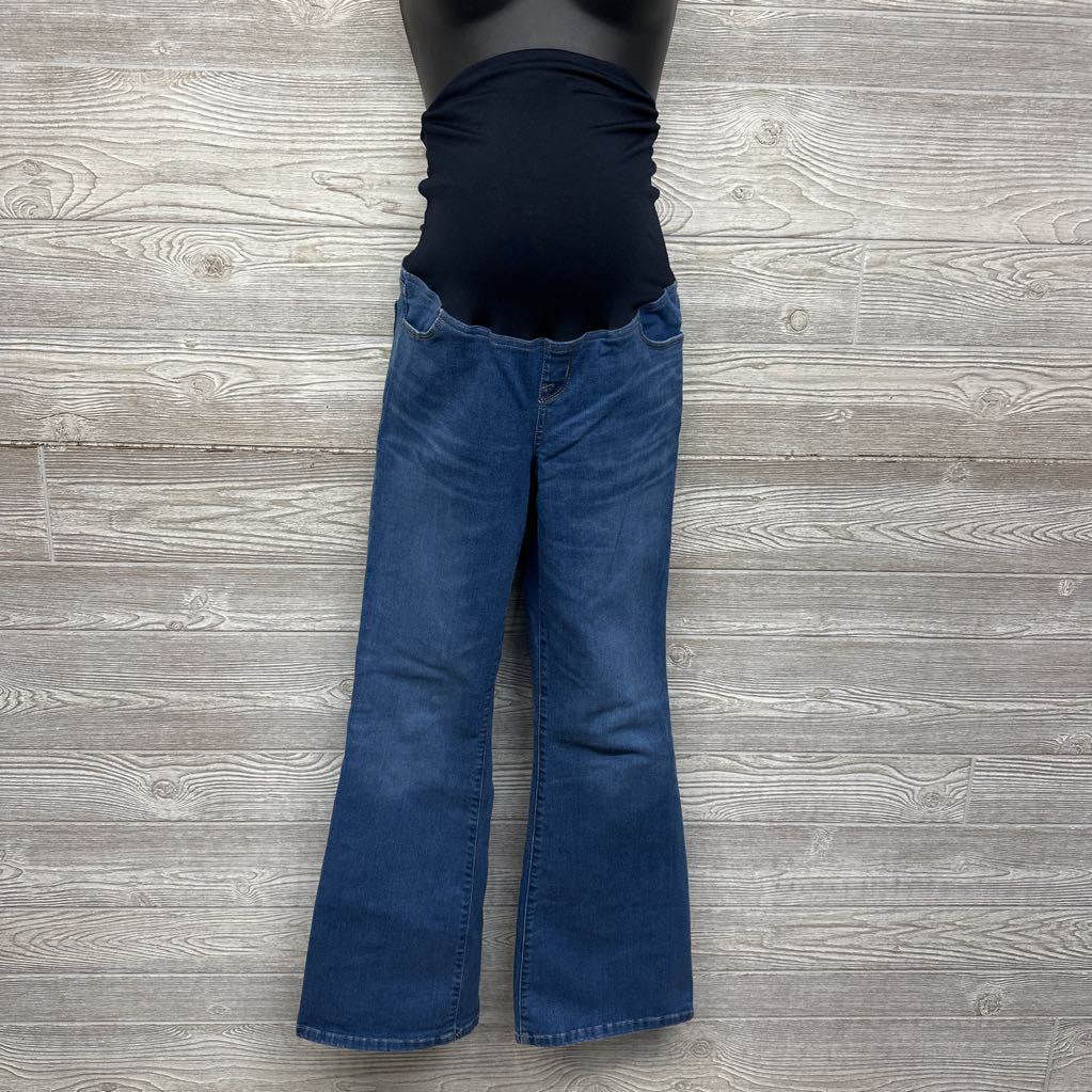 Cross Panel Flare Jeans 6/Small