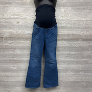 Cross Panel Flare Jeans 6/Small