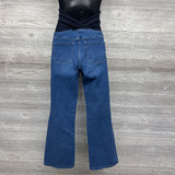 Cross Panel Flare Jeans 6/Small