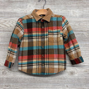 Plaid Fleece Lined Flannel Shacket 4T